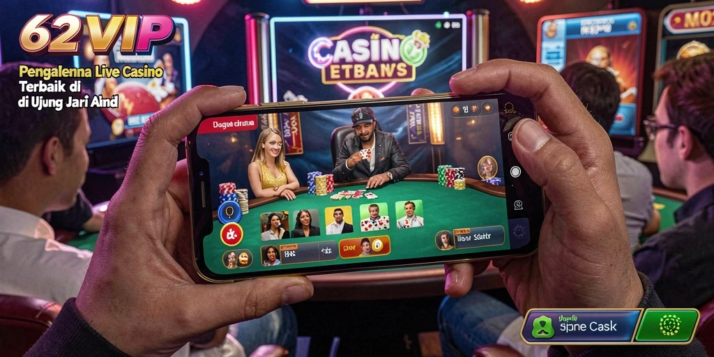 Screenshot gameplay Live Casino yang menarik dan berdedikasi.