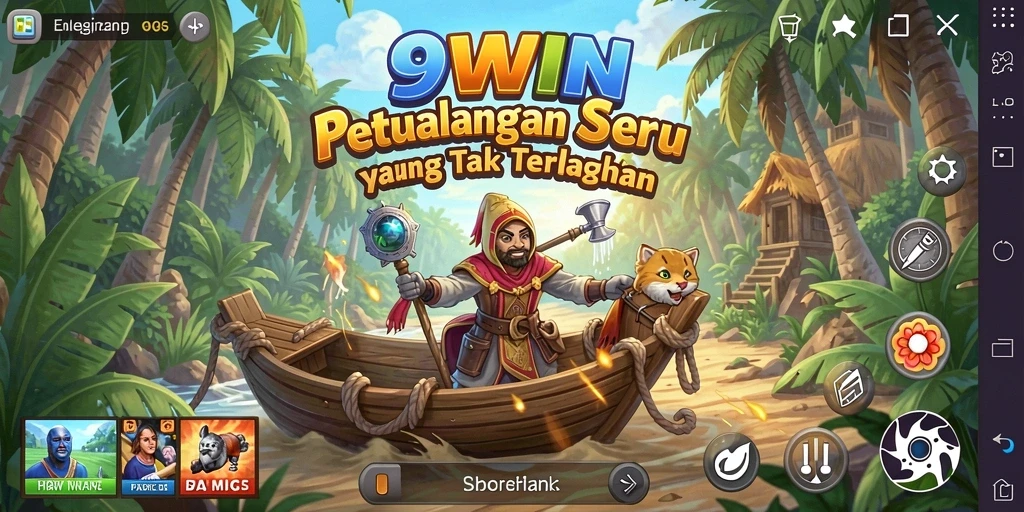 Screenshot gameplay 9WIN yang menarik di dunia petualangan.