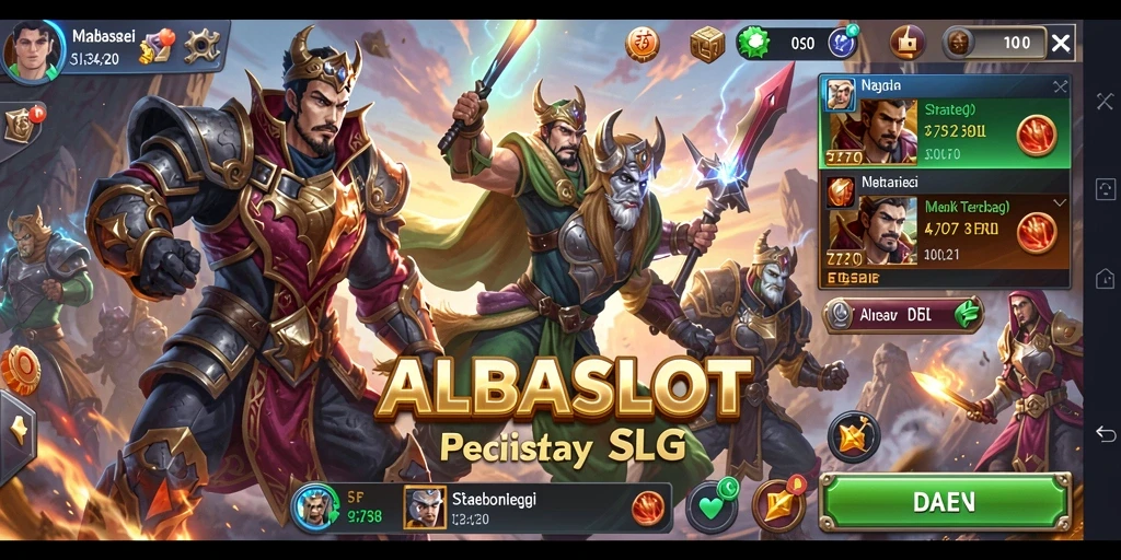 Tampilan menarik dari gameplay menegangkan di ALBASLOT