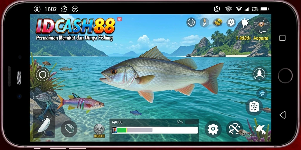 Tangkapan ikan menakjubkan dalam gameplay IDCASH88.