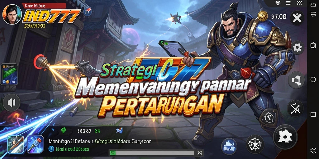 Tampilan gameplay IND777 dengan strategi pertempuran yang intens.