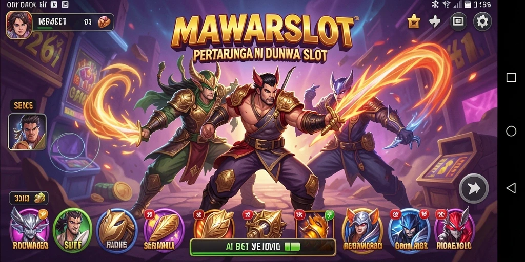 Tampilan grafis menarik dari gameplay MAWARSLOT yang penuh aksi.
