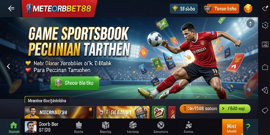 Screenshot menunjukkan antarmuka taruhan yang intuitif dari METEORBET88.