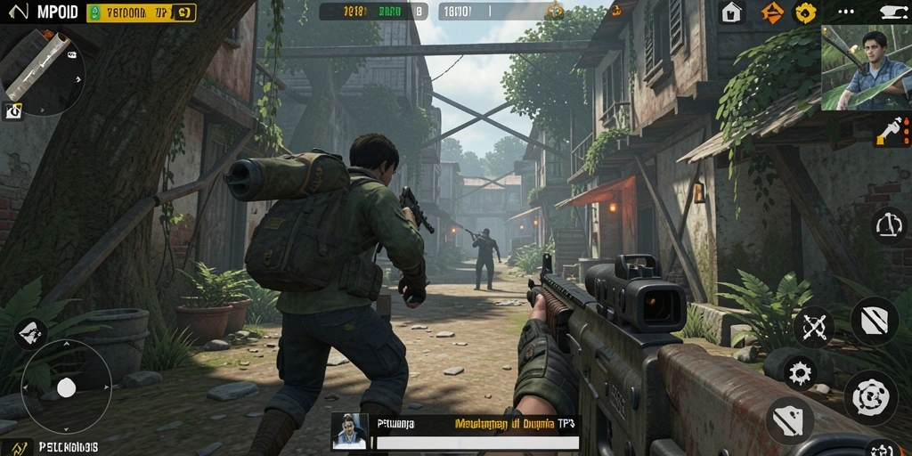 Tampilan seru dari gameplay MPOID yang penuh aksi.