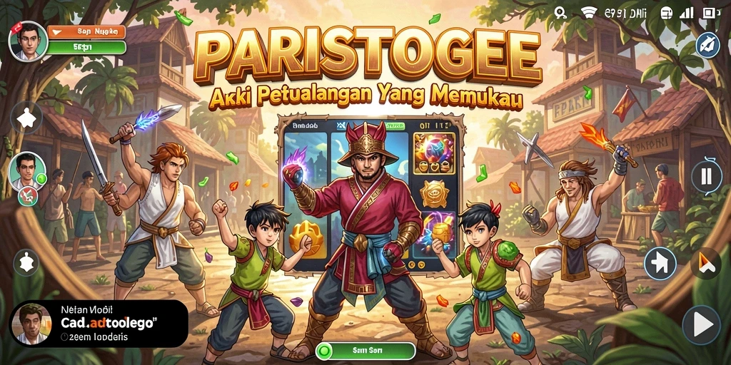 Tampilan seru dalam gameplay PARISTOGEL yang mendebarkan.
