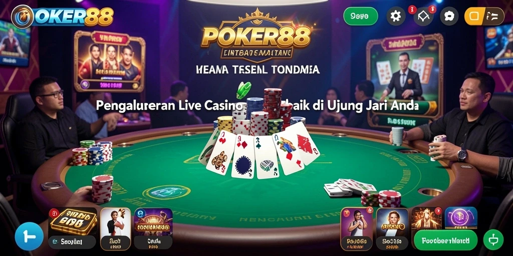 Gameplay Live Casino yang mengasyikkan di POKER88.
