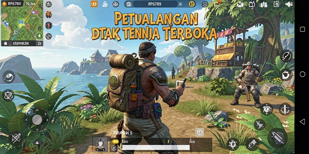 Gambaran alternatif dari dunia yang indah dan luas di RP6789.