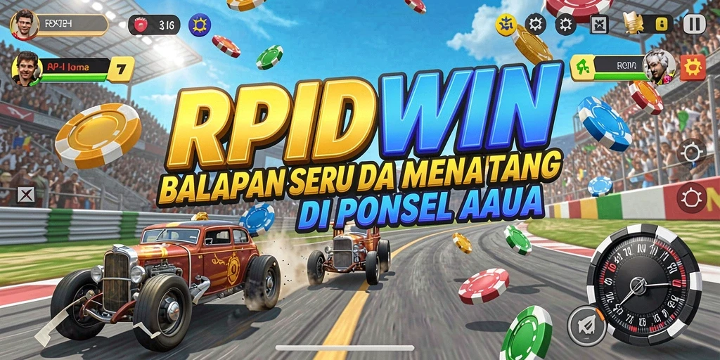 Tampilan balapan cepat di RPIDWIN yang mendebarkan dan penuh aksi.