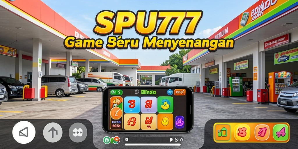 Tampilan menarik gameplay Bingo SPBU77 yang penuh warna.