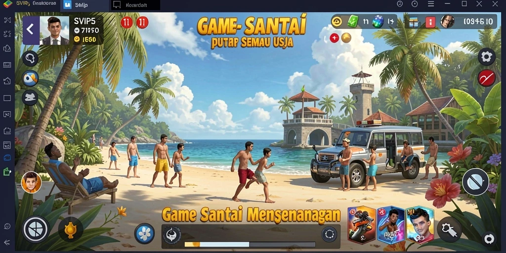 Tampilan gameplay <strong>SVIP5</strong> yang menarik dan penuh warna.