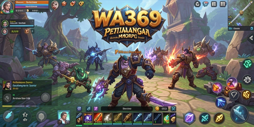 Menampilkan gameplay seru dari WA369 dalam dunia MMORPG.